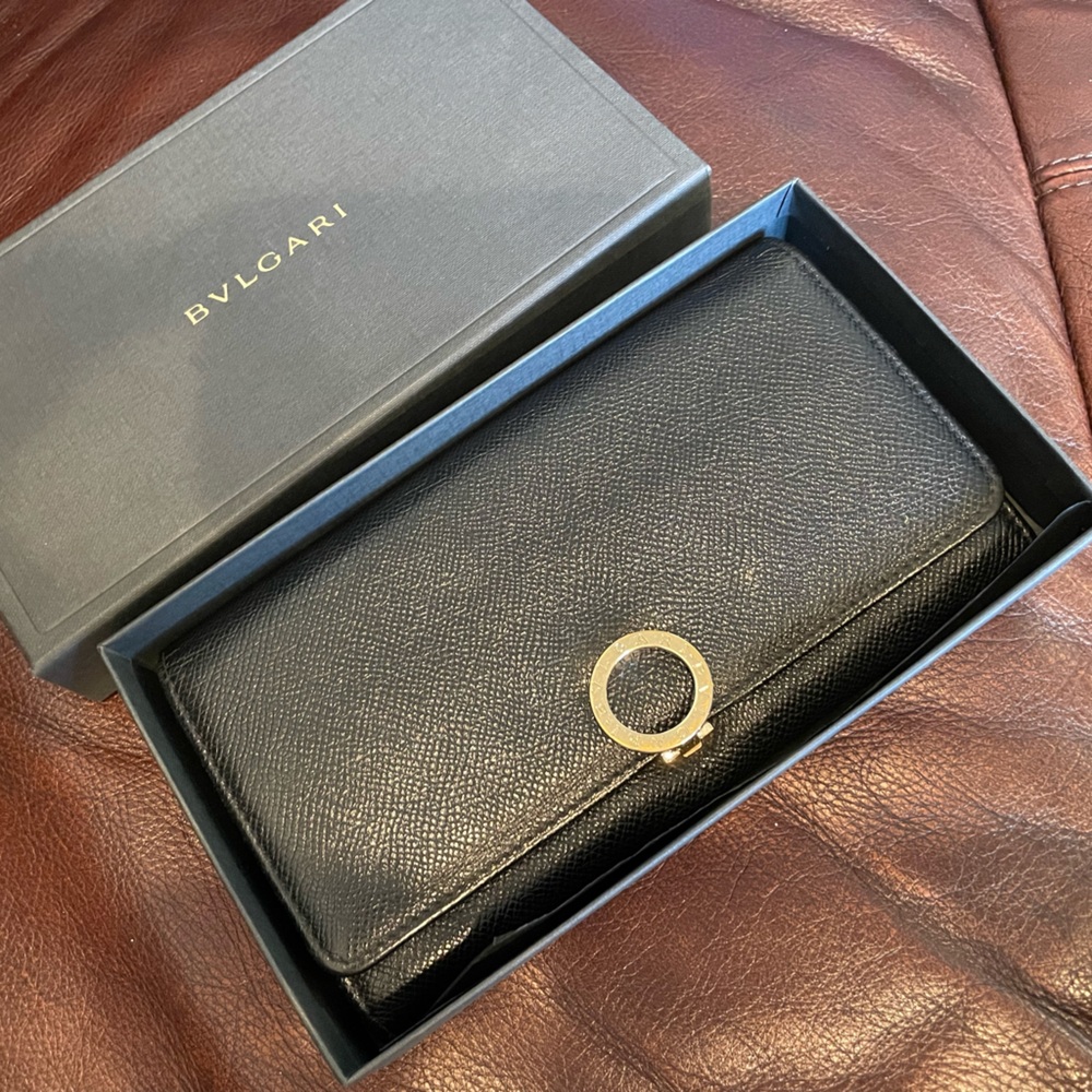 Authentic BVLGARI BVLGARI LARGE WALLET